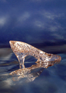 slipper art crystal  image art sales